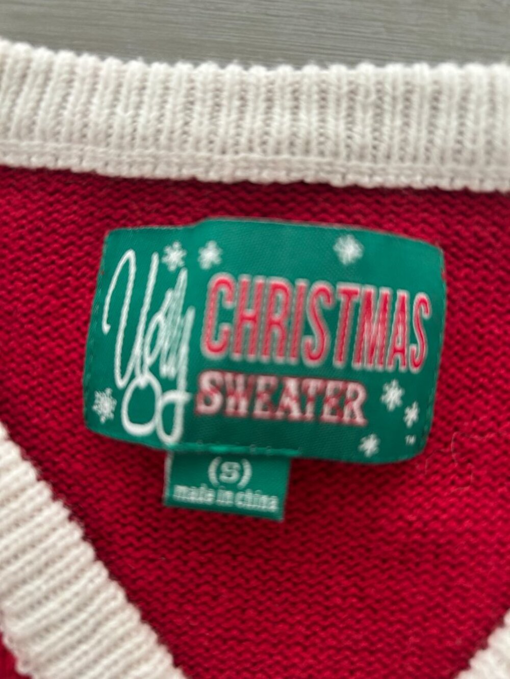 Santa Ugly Christmas Sweater Vest Women Size Small Tacky Christmas Santa Costume - Picture 8 of 11